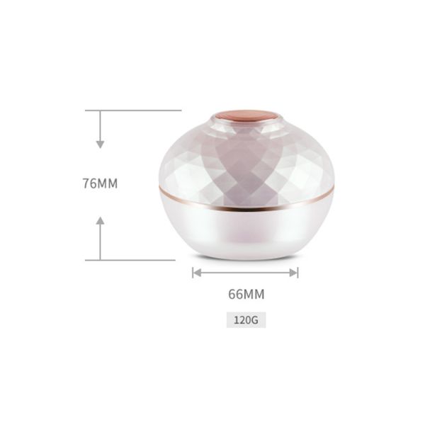 Pearlized Surface Handling Face Cream Jar / Round Acrylic Empty Makeup Jars