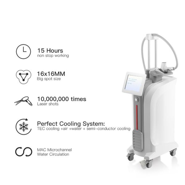 машина удаления волос лазера диода 755nm 1064nm для коммерчески салона