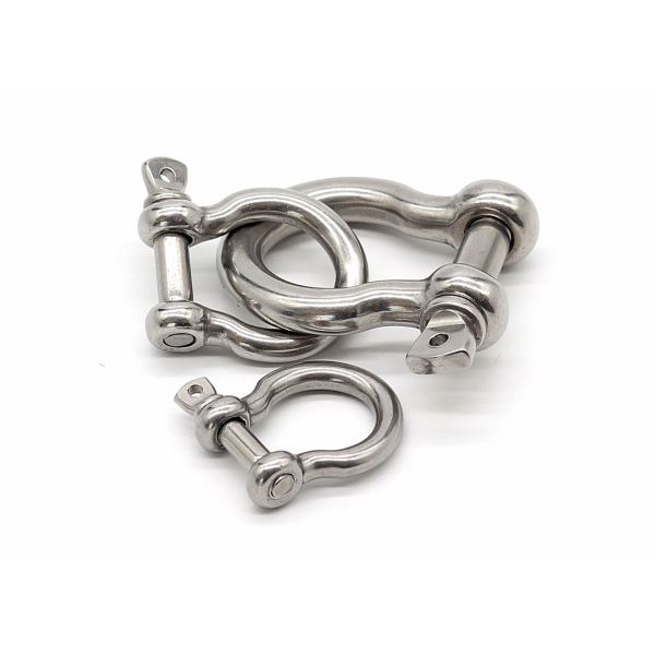 316 Marine Stainless Steel Bow Shackle for Yacht & Aquaculture Use