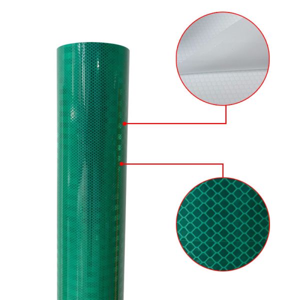 China Fabricante ASTM D4956 Acrílico de alta intensidad Prismático de vinilo reflectante