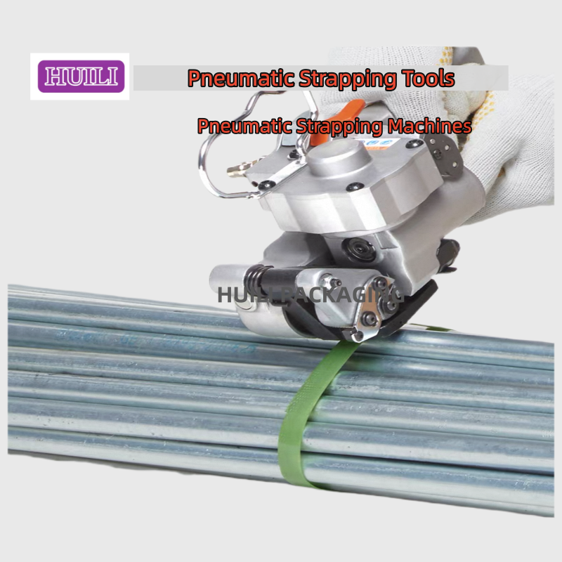 High-speed Pneumatic Strapping Machine for PP PET Strapping and heat-fusion sealing