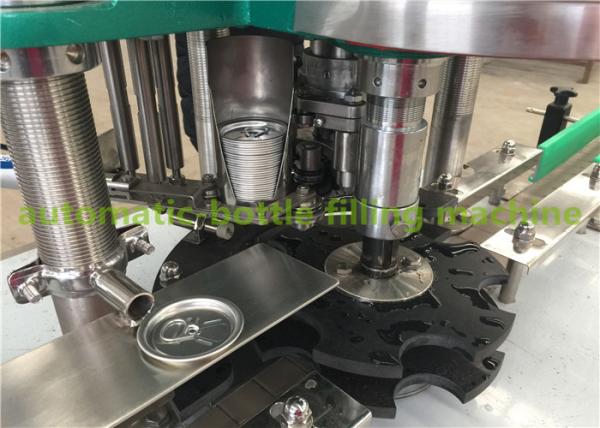 Equipamento de enchimento e de colocação em latas do suco, máquina de enchimento da lata de bebida com material 304 de aço inoxidável