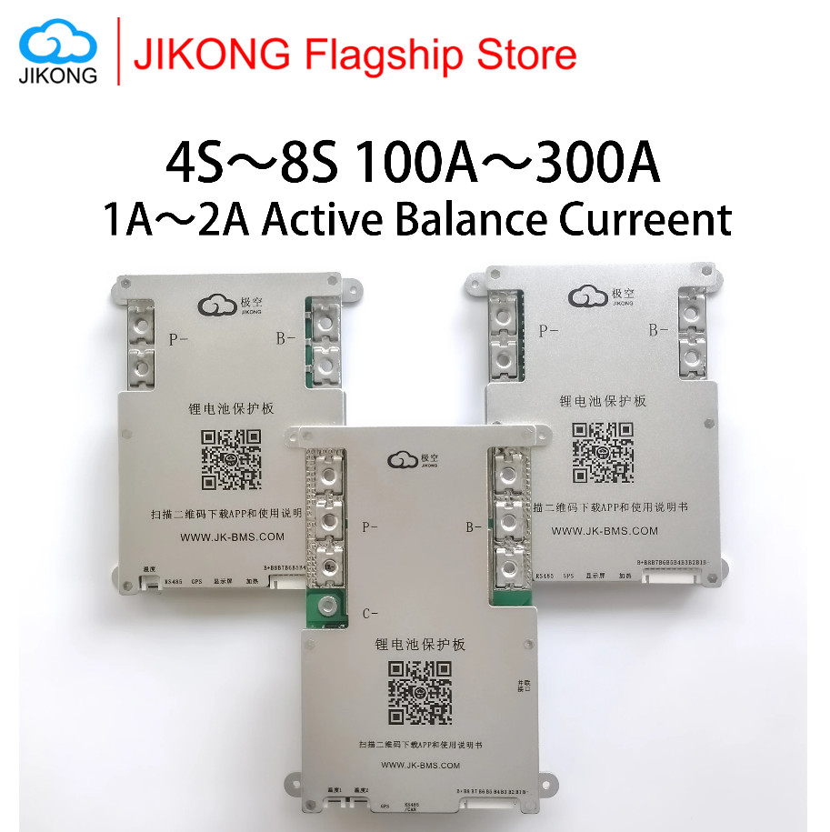 JIKONG Jk Bms Активный баланс Bms 8S - 20S 24S Умный Bms 60A - 600A Lifepo4 батарея