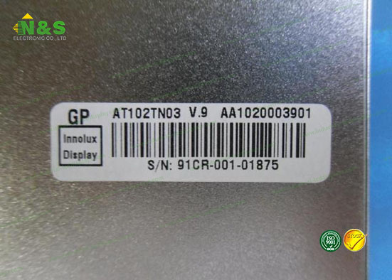 ISO9001 Innolux LCD Panel , 10.2 inch Anti Glare LCD Screen 250 cd / m²