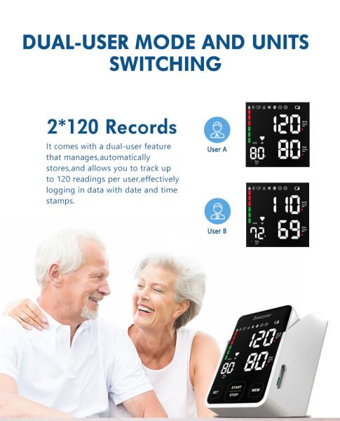 Digital Automatic Blood Pressure Monitor Portable Blood Pressure Monitor bp Machine