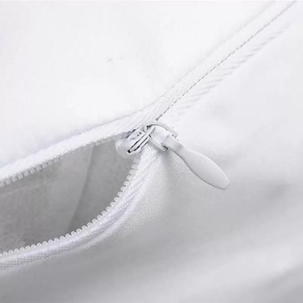 Taies d'oreiller vierges blanches personnalisées pour la sublimation, supports de coussin pour transfert thermique