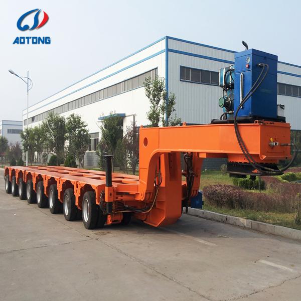 Lowbed Semi Trailer 35000kgs Capacity with Hydraulic Air Suspension