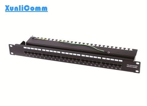 High Durability Telephone Punch Down Block 1.6 Mm Thickness Metal Housing