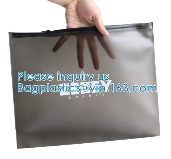 Custom Frosted Biodegradable Apparel ,Clothes, Garment, T Shirt, Swimwear, Packaging, Slider Zipper Bag