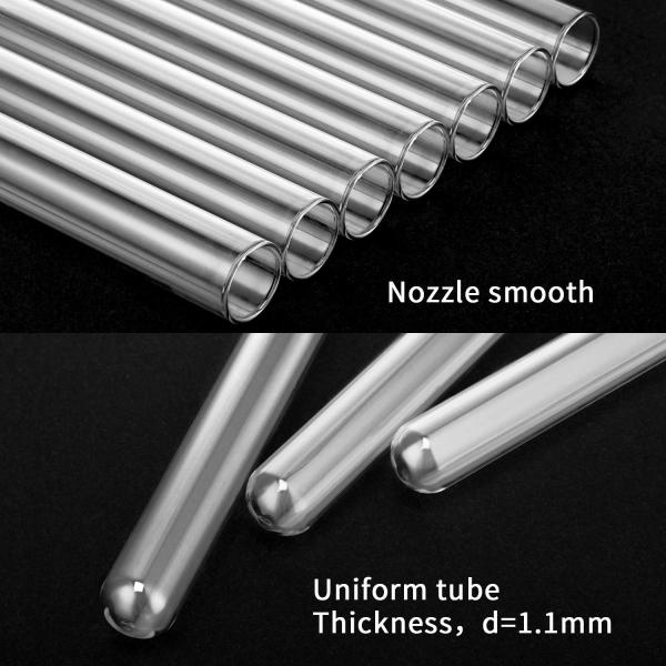 Scientific Experiments 12Pcs 20x150mm Glass Test Tubes With Cork Stoppers 1 Rack Of Acrylic Material