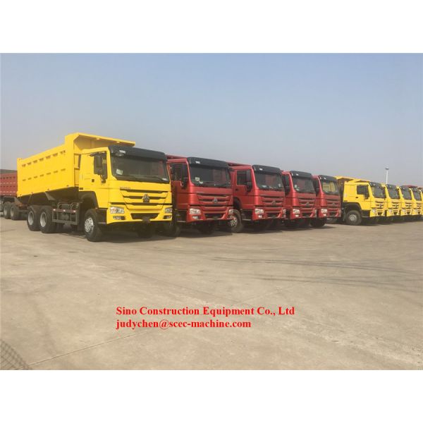 Ten Wheeler Dump Truck ZZ3257N4347A Max Loading 40 Ton WD615.47 371 Hp