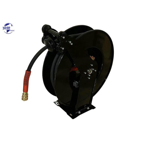 Metal Industrial Hose Reel High Pressure Retractable Air Water Fuel Oil Hose Reel