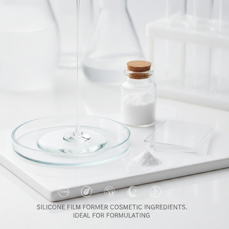 Silicone Film Former Cosmetic Ingredients Rohs Reach Hala and Etc Certified Ideal for Formulating Cosmetic Products