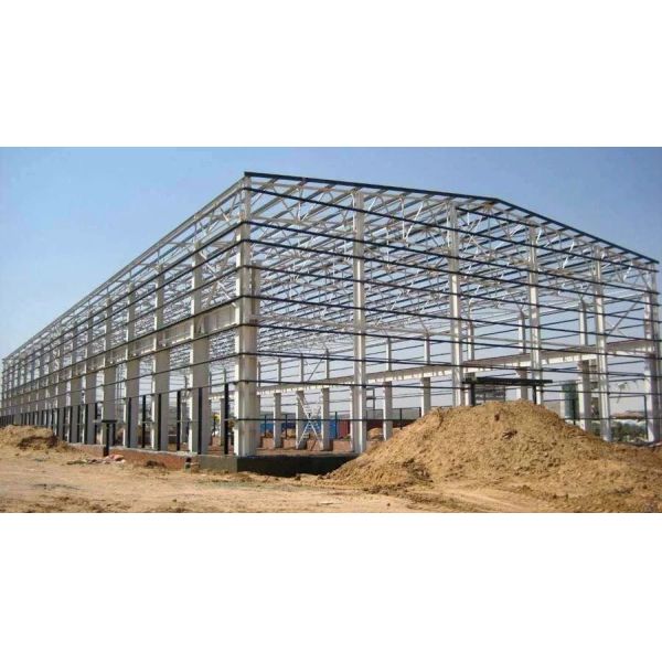 Structure en acier de haute durabilité personnalisée avec cadre en acier de section H de couleur personnalisée et accessoires de construction