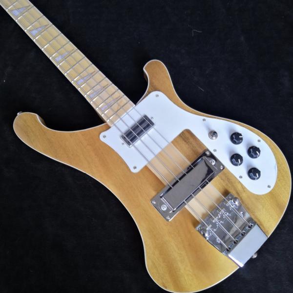 4003W Natural Walnut Bass RARE TRANSLUCENT WALNUT vintage Electric Bass Guitar Neck Thru Body One PC Neck & Body