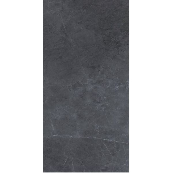 Polished 900x1800mm Living Room Porcelain Floor Tiles Cheap Black Color Large Wall Tile
