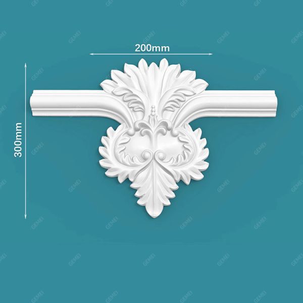GD-85008 Hot-Sale Pu Foam Flat Fireproof Architectural Corner Mouldings For Church