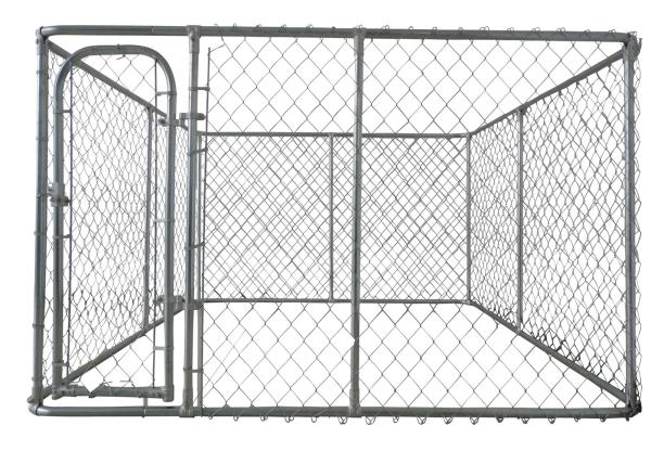 Metal Outdoor Portable Dog Kennels Outside Dog Kennels 2.3mm Diameter