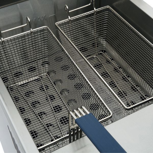 18КВт 28Л однобаковый газовый фритёр Коммерческое кулинарное оборудование