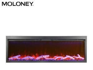 verre libre de cheminée électrique réaliste de flamme de 2840mm