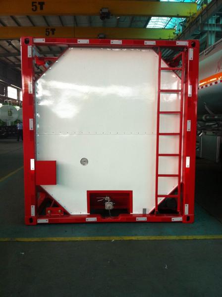 Insulated Liquid Tank Container / Horizontal 20ft ISO Tank Container