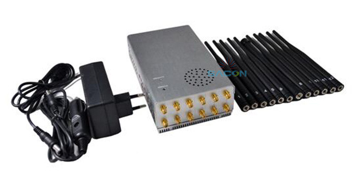 2dBi Антенны портативный сигнальный джаммер 7.4V 10000mAh переменный заряд