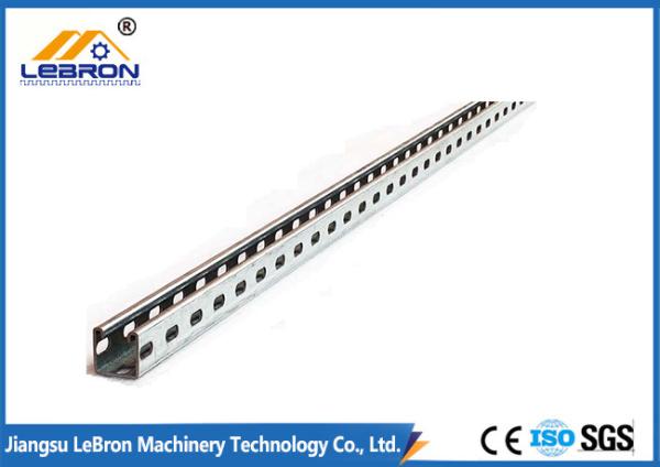 Hydraulic Cut Solar Strut Roll Forming Machine 10-16m/min Long Time Service