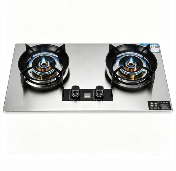 Built In Installation Tempered Glass Surface Gas Cooker Stove 2 Burner OEM ODM Factory