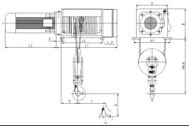 2 / 1 установленный ногой электрический подъем веревочки провода