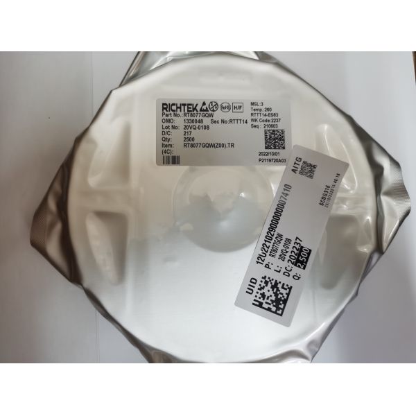 Circuitos integrados RT8077GQW 2A 2MHz Convertidor sincrónico de descenso