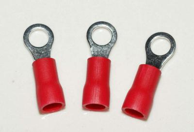 Coated Tin Waterproof Cable Ring Terminals Red Blue RV Ring Terminal Connector