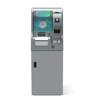 Cheque da moeda do tela táctil da polegada da máquina do depósito de dinheiro do ATM
