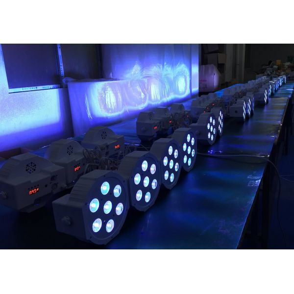 Indoor 7pcs 10 Watt Rgbw 4in1 LED Par Can Led Lights DJ Stage Lighting Equipment