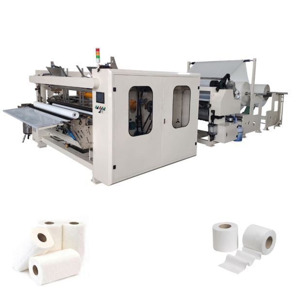 Ткань туалета делая машину, производственную линию туалетной бумаги, автоматический туалет делая машину
