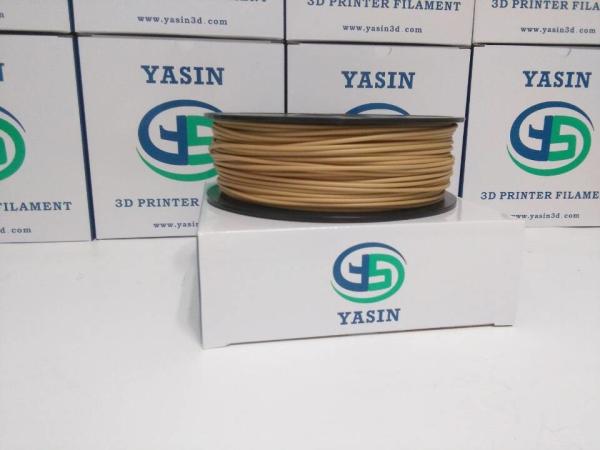 Natural Color 1kg Wood 3D Printer Filament 1.75mm / 2.85mm / 3mm  Good Toughness