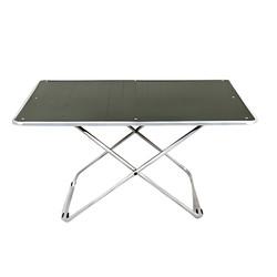 Portable Aluminum Camping Table 82x62cm Foldable 30kg Load