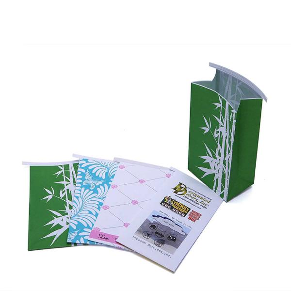 Small Oilproof Air Sickness Bag Custom Printed SOS Paper Bag 23.5x1.5x8