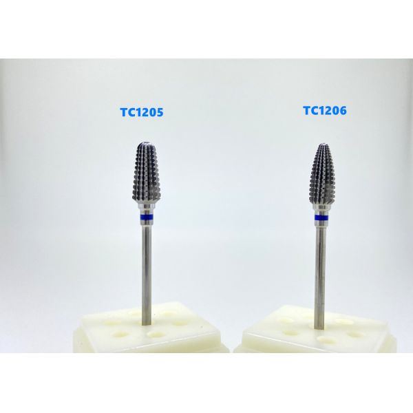 Straight Edge Dental Diamond Burs Sharp Tungsten Carbide Grinder For Crown