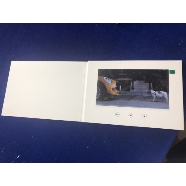 10 Inch Video Greeting Card Personalized Wide Screen Personalized Video Greeting Cards