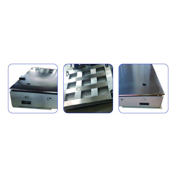 Reinforced Washdown Weighing Scale IP68 Waterproof Floor Scale For Cleanroom