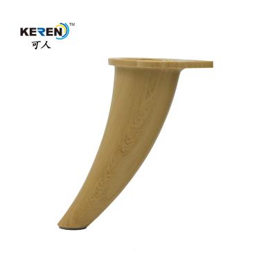 KR-P0181W1 Custom Replacement Plastic Couch Legs , Modern Decorative Plastic Sofa Legs