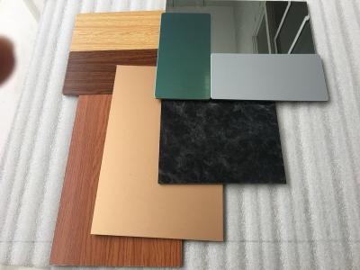 Perolize a rigidez composta verde do painel de ACM para a decoração do veículo/mobília