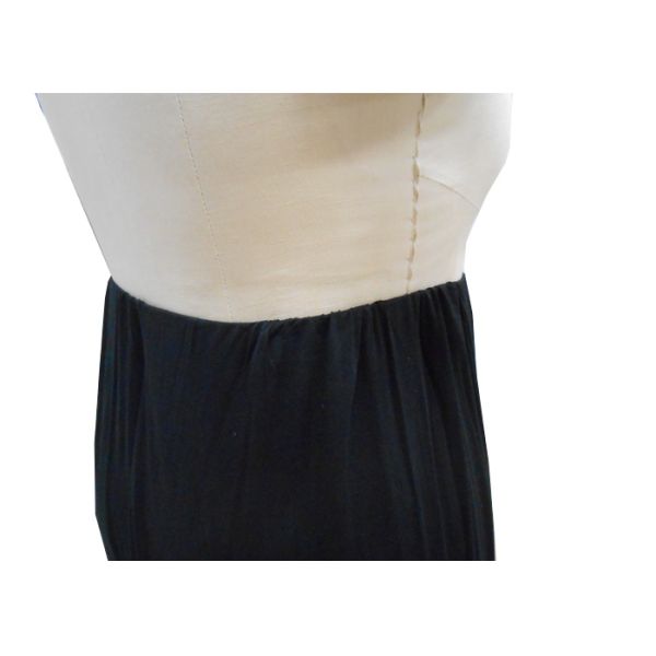 Anti Pilling Black Wide Leg Ladies Casual Pants Jersey Outdoor Sports Wear
