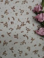 Fleur Digital Mesh Fabric For Bedding Articles assemblé par impression
