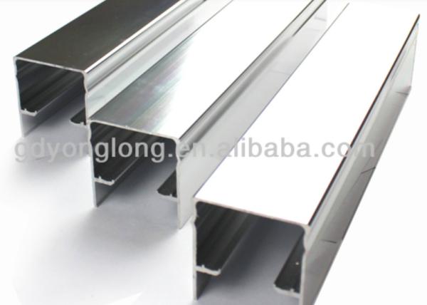 T5 Arch Aluminum Window Profiles , Glass Door Metal Frame Aluminum Profile