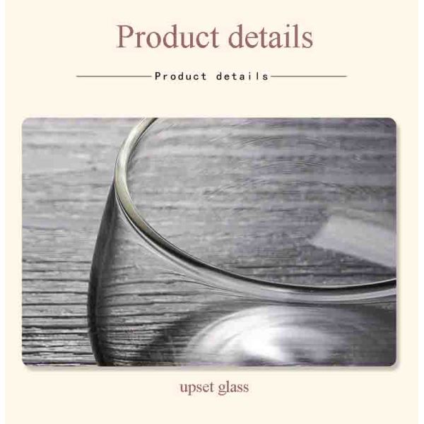 High Borosilicate Single Wall Glass Mug With Handle For Drinking Water Milk Tea Coffee
