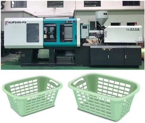 80mm Screw Auto Injection Molding Machine 530 Ton For Vegetable Fruit Crate