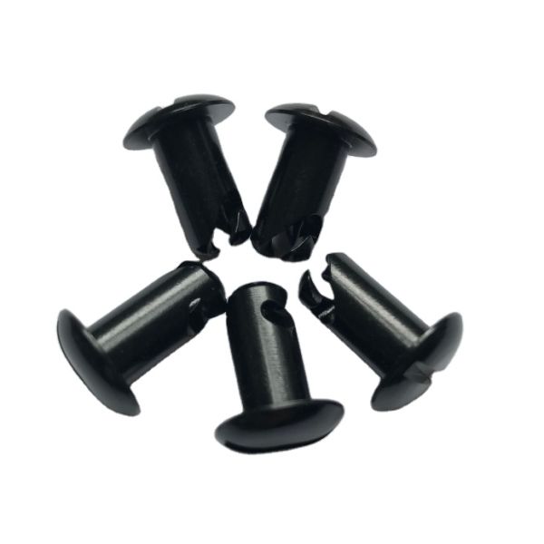 Bouton DZUS en aluminium noir pour le remplacement de pièces de voiture de course