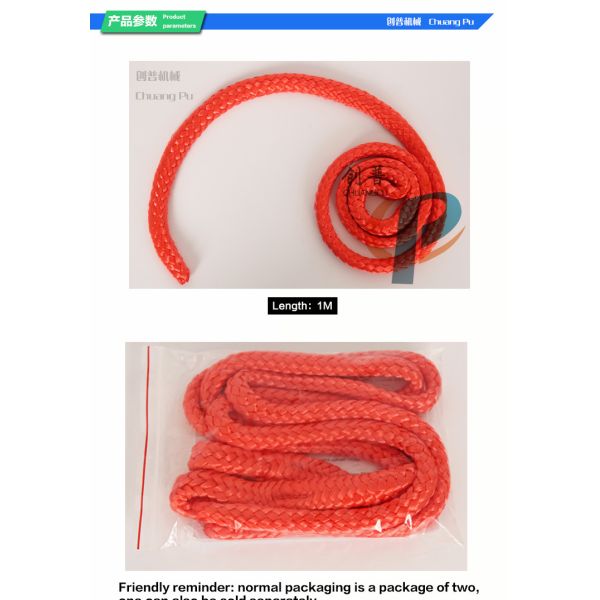 Estilingue obstétrico da vitela do equipamento para o extrator da vitela, corda de nylon da obstetrícia, comprimento de 1m, 2pcs/set