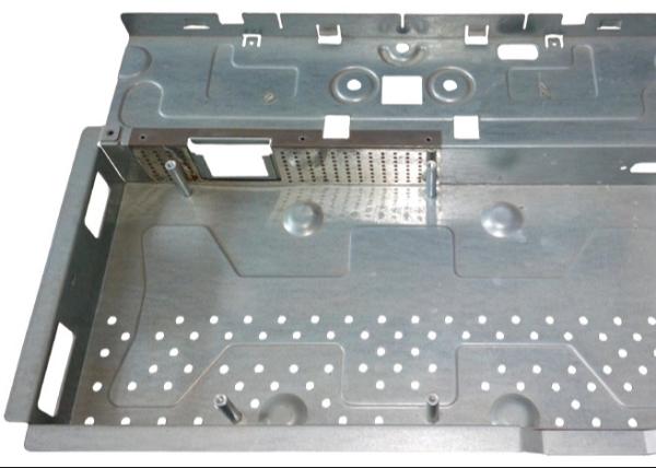 Zinc Plated Custom Metal Stamping Sheet 47x35 For TV Back Shell